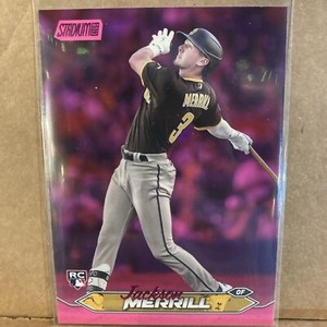 Jackson Merrill 2024 Topps Stadium Club #50 Pink Foil RC San Diego Padres