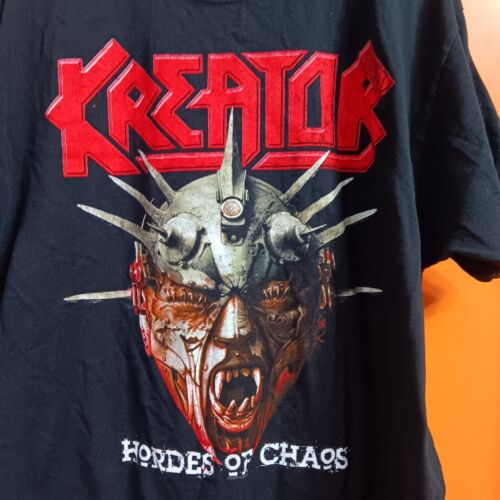 Kreator Shirt XL Black Hordes Of Chaos North Amer… - image 1
