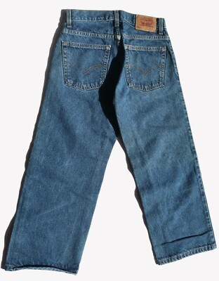 LEVIS 569 MENS JEANS~~~LOOSE FIT~~HUSKY~~28X23~~~~BLUE~~Used!!! | eBay