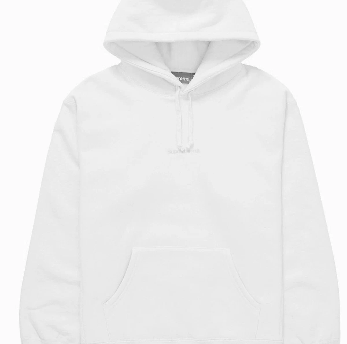AUTHENTIC Supreme Number One Hooded Sweatshirt Natural - XL