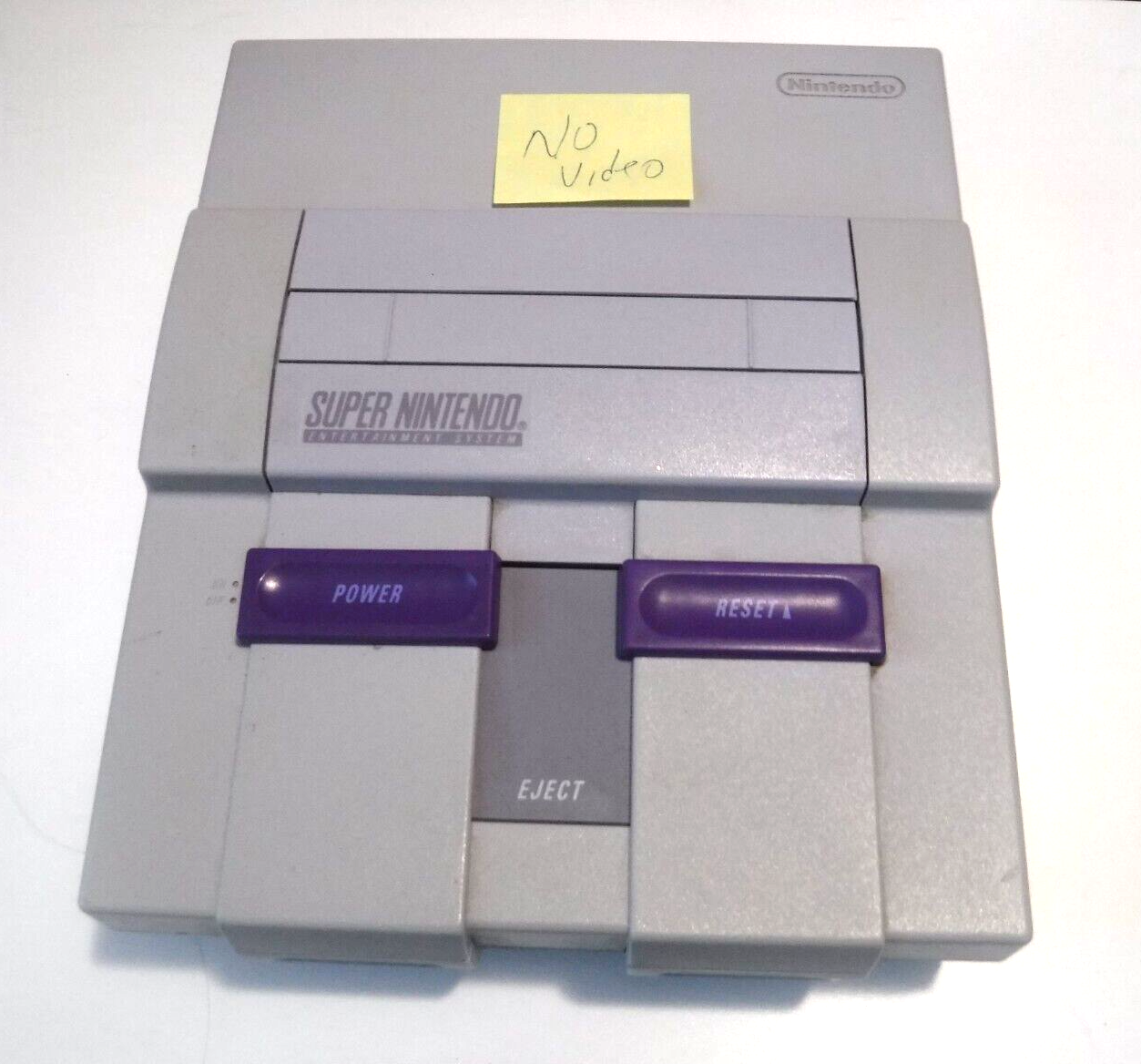 For Parts Or Repair- Super Nintendo SNES SNS-001 Console System Only