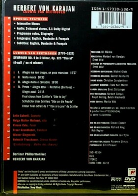 Von Karajan Beethoven Symphony 9 