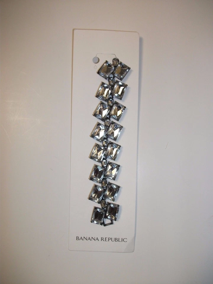 Pulsera Banana Republic para mujer rectangular decorativa de dos filas nueva con etiquetas 48,00 Foto 4 de 4