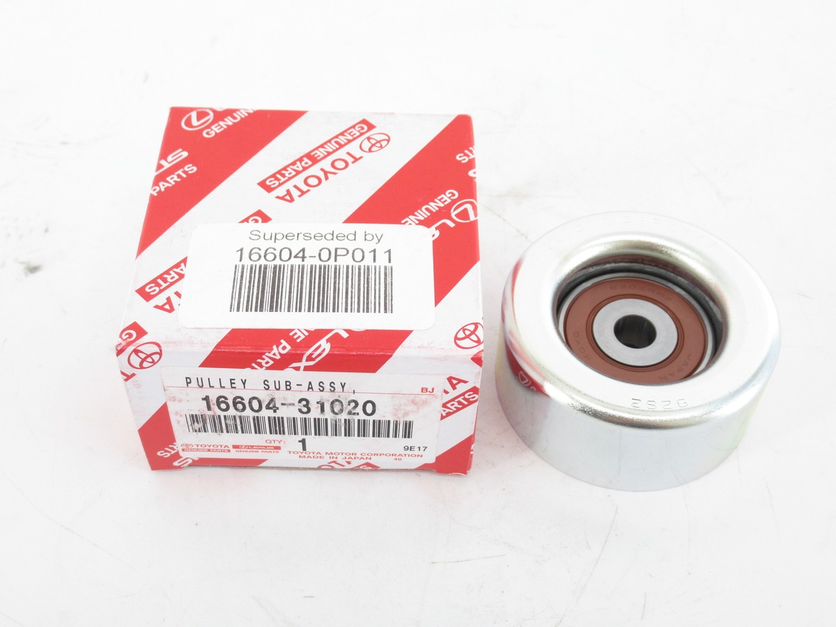Genuine OEM Toyota Lexus 16604-0P011 Serpentine Drive Belt Idler