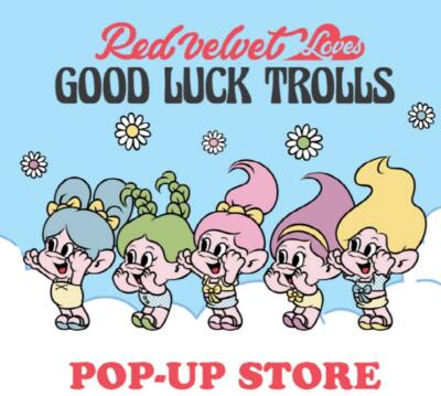 Red Velvet x Good Luck Trolls OFFICIAL GOODS CHARACTER BAND SEALED