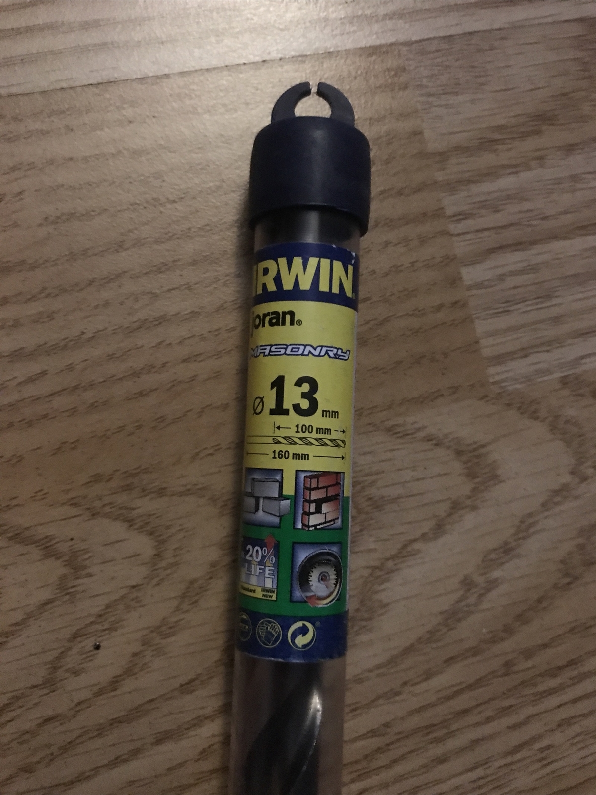 Irwin Masonry Drill Bit 13mm 160mm - Image 3
