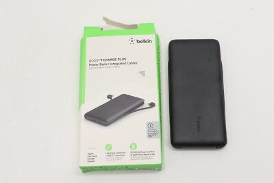 Belkin USB-C Power Bank with Integrated Cables - Open Box