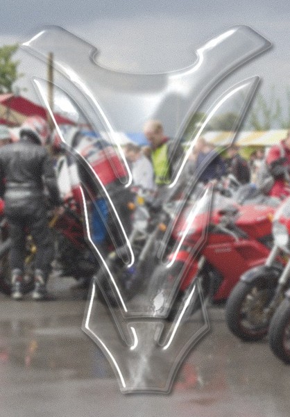 labelbike Transparenter Paraserbatoi Neutrale 3D Harz Aufkleber Schutz-image