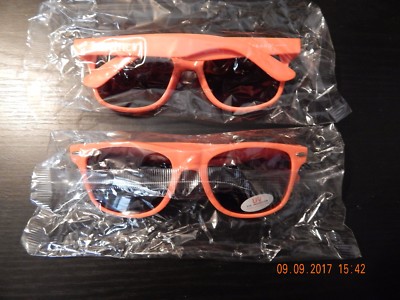 orange plastic sunglasses
