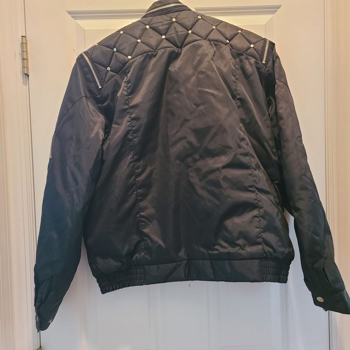 ジャケット・アウター 00s PPFM black wool military jacket Y2K Vintage 2000s Y2K Goth Punk Grunge Utility Black Jacket With