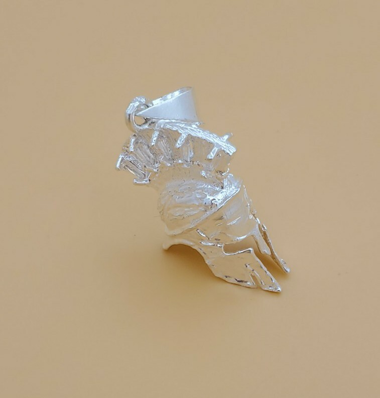 WithLoveSilver 925 Sterling Silver Ancient Greek Helmet Pendant – Handcrafted Jewelry With Velvet Pouch - View #12