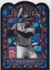 WILLIE MAYS Topps Archives Gallery of Heroes RARE BASEBALL DIE-CUT INSERT CARD!