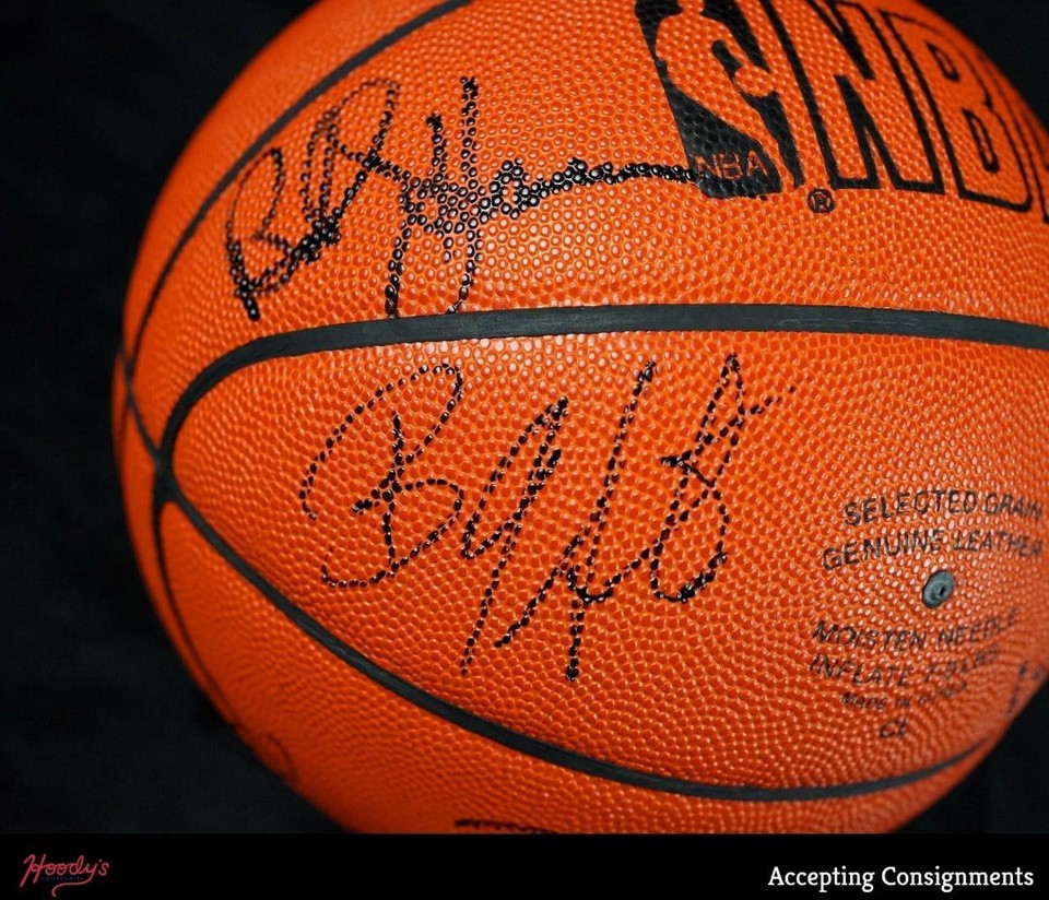 1991 Chicago Bulls Signed Spalding Ball Michael Jordan, Pippen Jackson