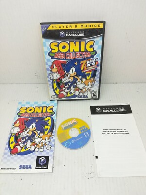 Sonic Mega Collection COMPLETE W/ MANUAL (Nintendo GameCube, 2002)