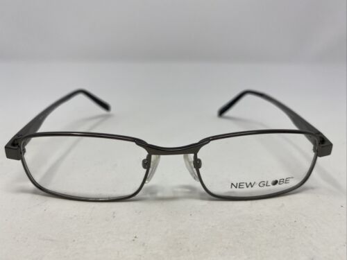 New Globe M576 GUNMETAL 47-16-125 Metal Full Rim Eyeglasses Frame UA93 - Picture 1 of 8