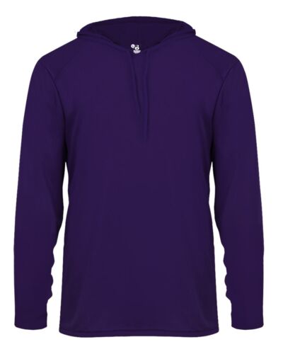 Badger Men's B-Core Long-Sleeve Hooded Tee - Picture 1 of 15