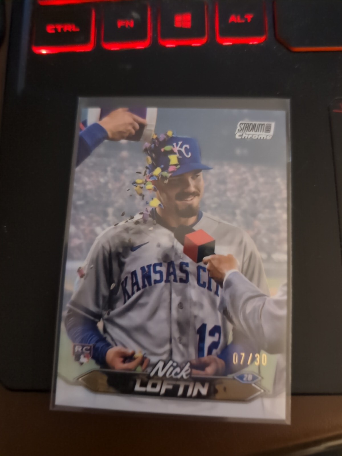 2024 Nick Loftin RC Topps Stadium Club Chrome #106  07/30- Royals