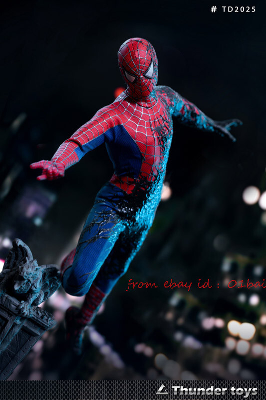 Thunder Toys Td2025b 1/6 Venom Host Half Black SpiderMan Thunder Toys Td2025b 1/6 Venom Host Half Black SpiderMan