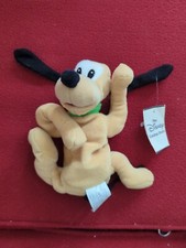 Disney Pluto Mini Bean Bag Beanie 9" Original Tags