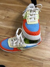Nike Air Force 1 LV8 NN Blue Citron Red Green youth 4.5