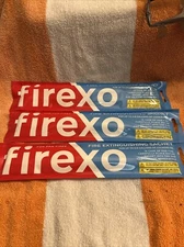 New 3 Pack Firexo Cooking Pan Fire Extinguisher Sachets Fire Blanket Alternative
