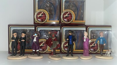 Comic TINTIN Tim und Struppi Figuren  Set mit 6 Figuren