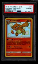 2019 POKEMON SUN & MOON HIDDEN FATES SV7 CHARMELEON HOLO PSA 10