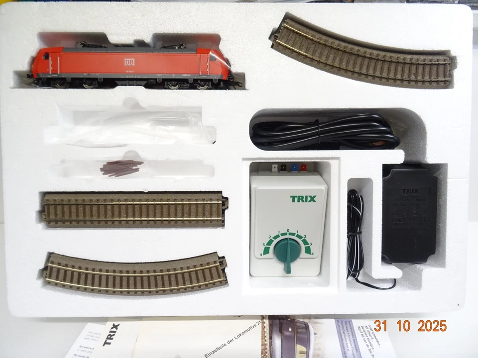 Trix H0 21503 Startpackung mit E-Lok und Trix C-Gleis in OVP JL4013