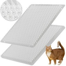 BYTEBAY 12 Pack Cat Repellent Outdoor/Indoor Scat Mat for transparently