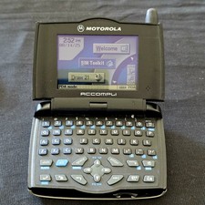 Vintage Motorola Accompli 009 Smart Phone W/ Charger Works