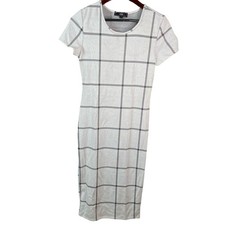 Vibe Sportswear MIDI Short Sleeve Dress Women's Size Large NWOT