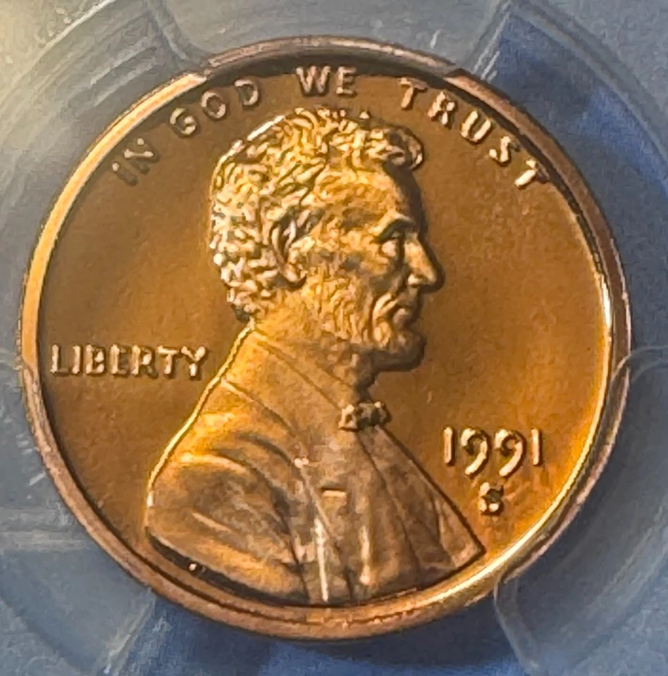 1991 s PROOF 70 DCAM PCGS lincoln cent - Image 2 of 4