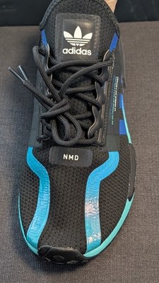 adidas NMD_R1.V2 Originals Herren Sneaker Schwarz Blau Boost EU 41 1/3 US 8