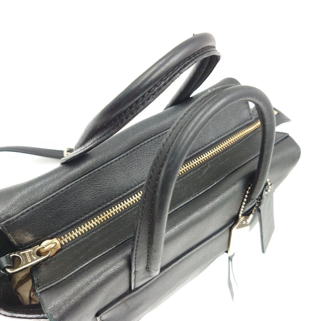 COACH Black Python Leather 2-Way Shoulder Bag Lux… - image 11