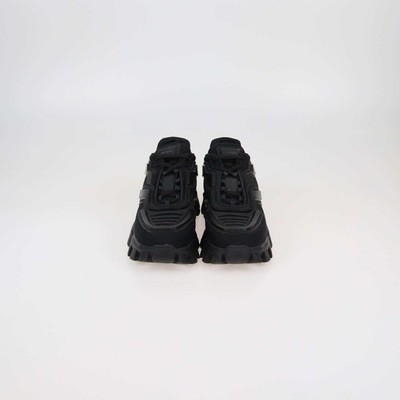 Prada Black Fabric & Rubber Cloudburst Thunder Low Top Sneakers