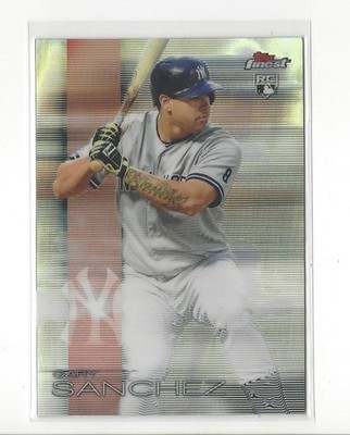 2016 Finest Refractors #64 Gary Sanchez RC Rookie Yankees Orioles