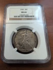 1945 P  NGC MS64 Walking Liberty Silver Half Dollar