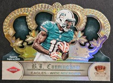 2012 Crown Royale Holo Gold #155 B.J. Cunningham RC /99 Dolphins Michigan State