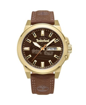 TIMBERLAND Men Analog Quartz Casual Watch Classic Dress Brown Dial Waterproof Ro