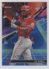 2021 Topps Finest Purple/Aqua Vapor Refractor 140/250 Jo Adell #25 0q9m