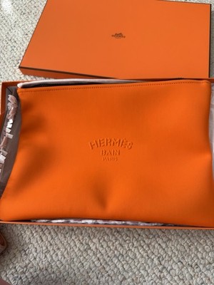 Authentic Hermes Neobain Pouch Large New In Box With Receipt