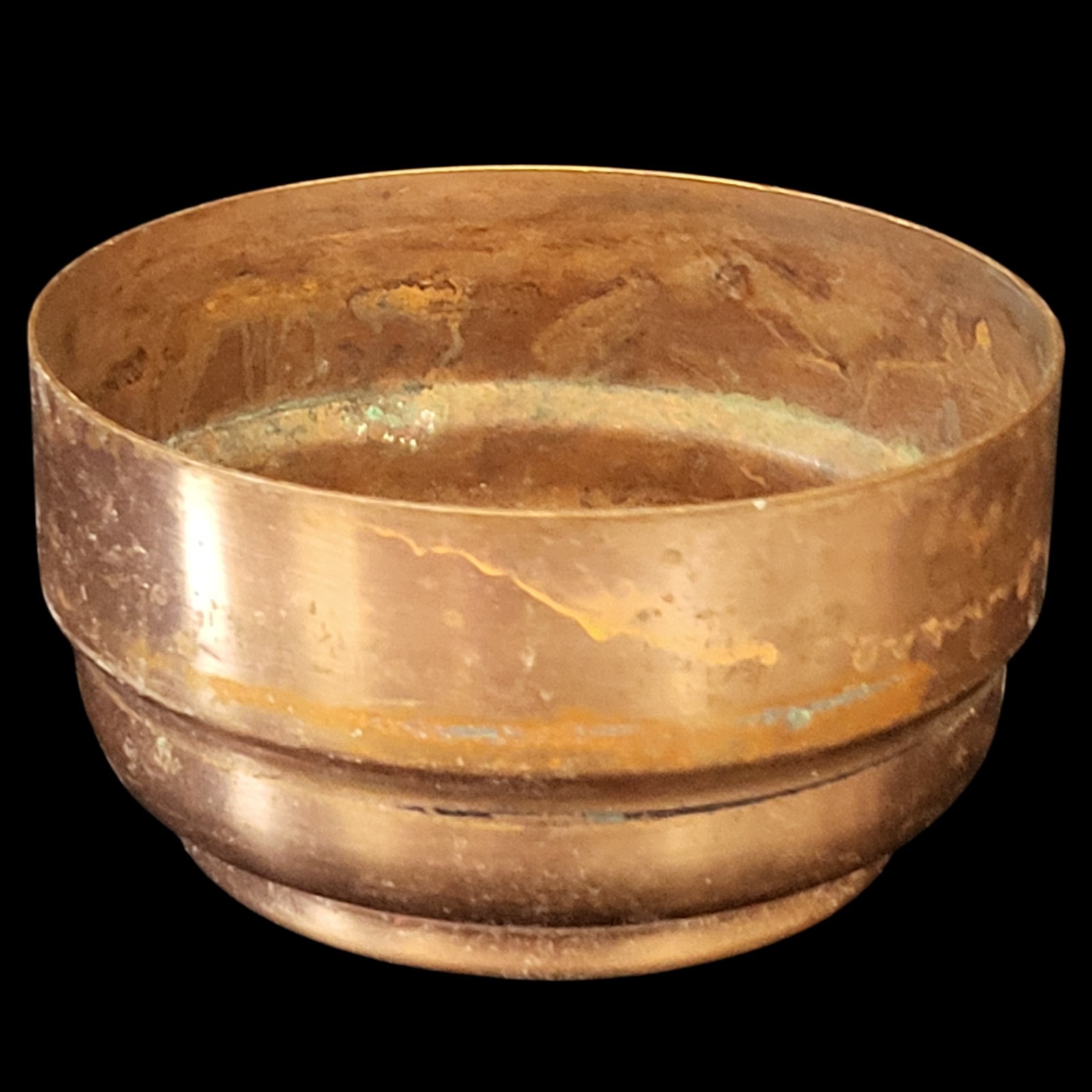 Vintage Candle Holder Base Copper Cup