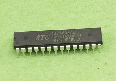 2pcs New Straight insert STC   STC12C5608AD-35I-SKDIP28 &ex