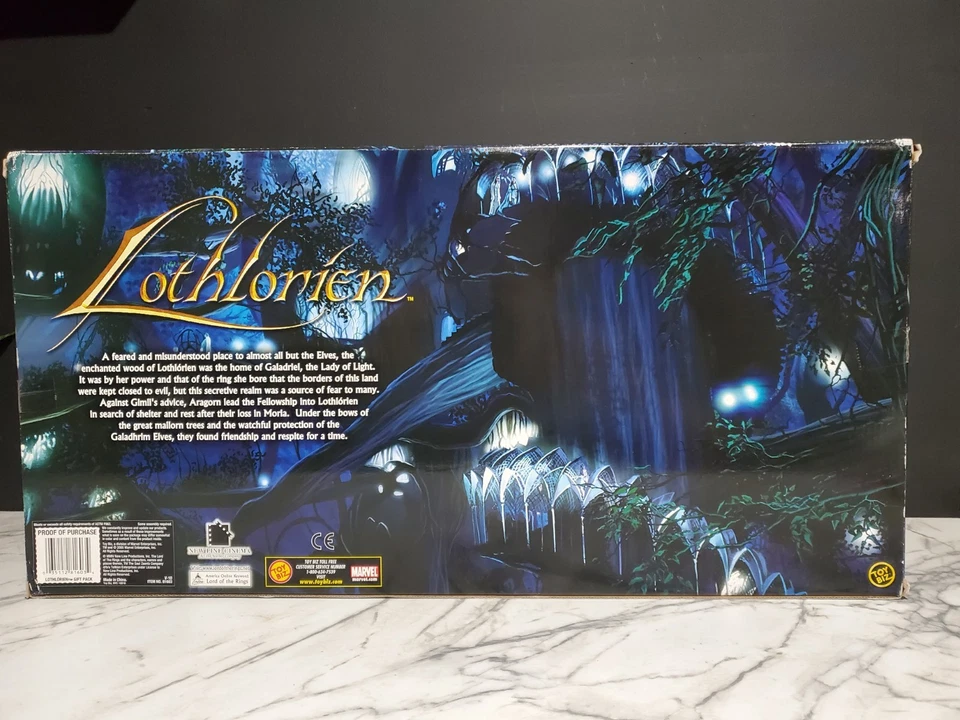 Paquete de regalo de 5 figuras de El Señor de los Anillos Lothlorien con Haldir Celeborn sellado sin usar, en caja Foto 2 de 4