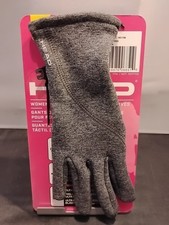 Head Women's Touchscreen Running Gloves Grey Size S-P   