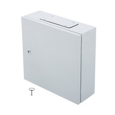 16x16x6" Carbon Steel Electrical Enclosure IP65 Wall Mount Junction Box w/ Lock