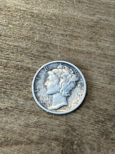 1937S Mercury Dime VF+