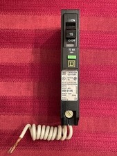 Square D QO115AFI 15 Amp 1 Pole 120V Arc Fault Circuit Breaker
