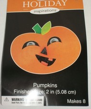 Holiday Inspirations Craft Halloween 2" Pumpkins Foamies Kit Foam Kid
