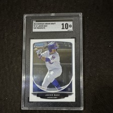 Topps 2013 Bowman Draft Picks & Prospects Top Prospects #TP-27 Baez SGC 10